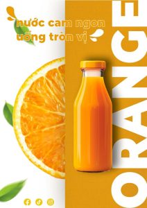 Fresh Natural Orange Juice – No Added Sugar